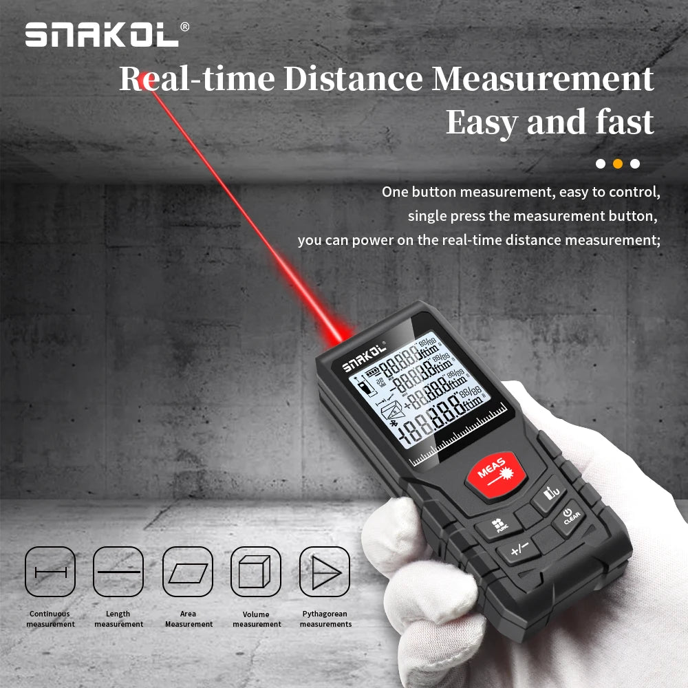 Laser Medidor de distancia 50M/70M/100M/120M